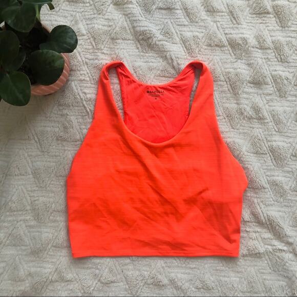 Athleta Ultimate Space Dye Crop Workout Tank Top in SuperSonic - Picture 3 of 6